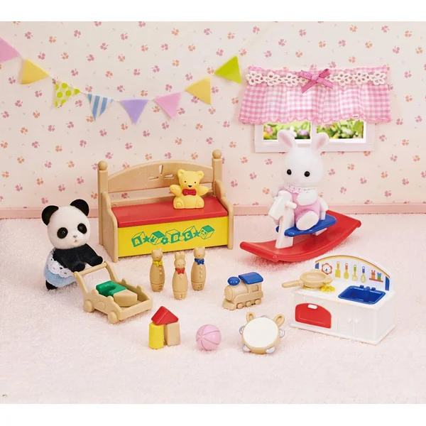 LE COFFRE A JOUETS DES BEBES -SYLVANIAN TOUS POUR LES BEBES