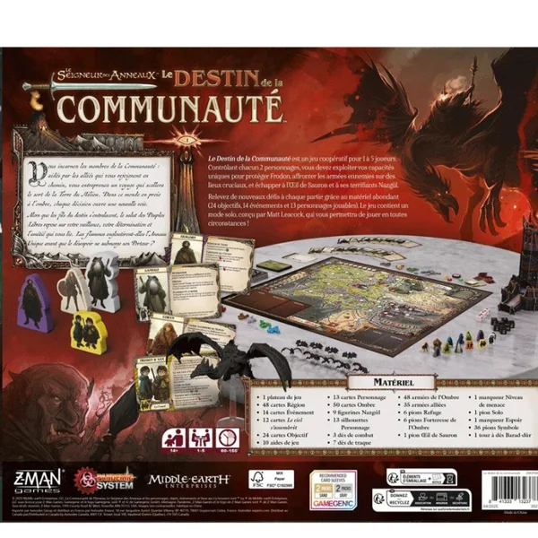 Le Seigneur des Anneaux : Le Destin de la Communauté - Pandemic system