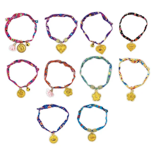 Les Ateliers du Calme : 10 Bracelets rubans fleuris Mi Amor à Créer - Janod