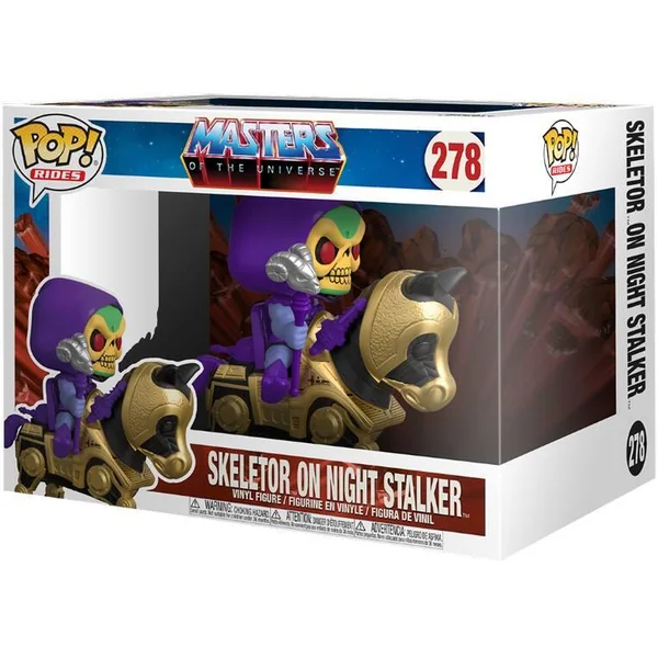 LES MAITRES DE L'UNIVERS - FIGURINE POP - CHEVAL NIGHT STALKER AVEC SKELETOR