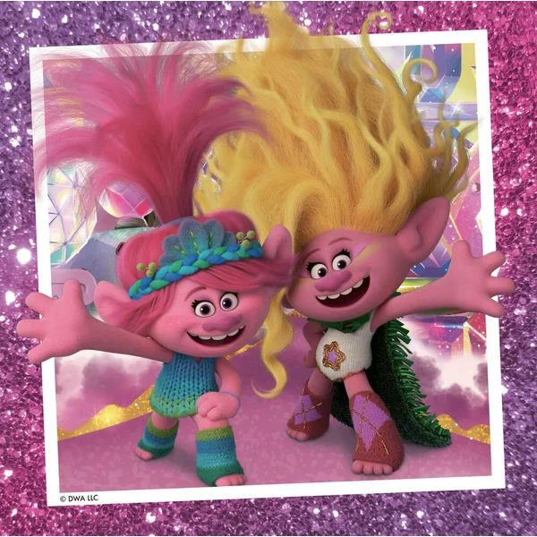 LES TROLLS 3 - PUZZLES 3X49 PIECES - LA POP NE S'ARRETE JAMAIS
