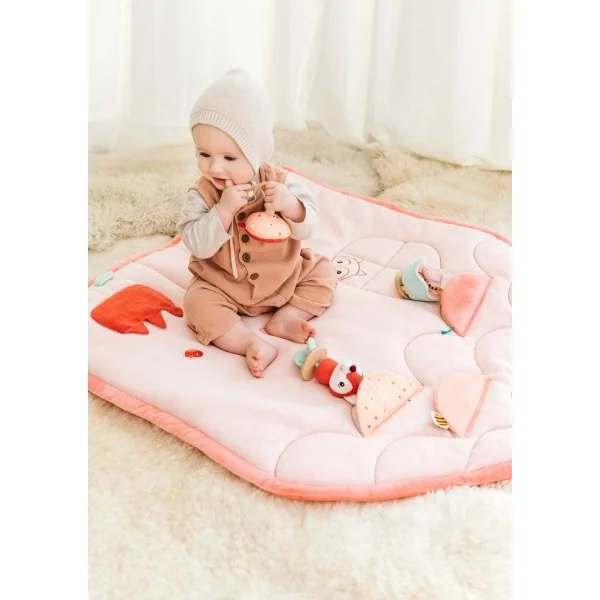 Lilliputiens - tapis de jeu pour enfants avec arche - aventure forestière