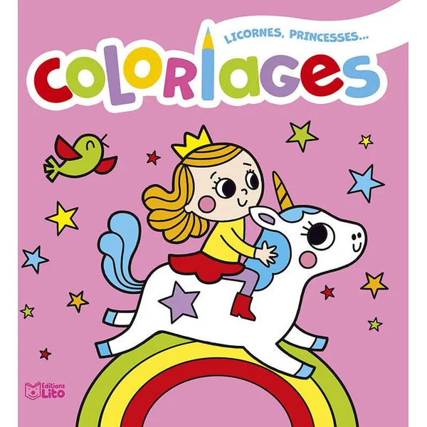 LIVRE COLORIAGES - LICORNES PRINCESSES