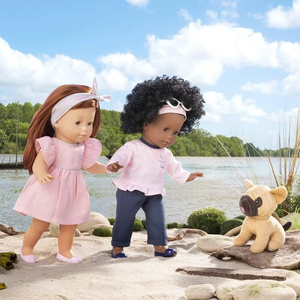 MA COROLLE - ROBE ET BANDEAU - VETEMENT POUR POUPEE - COROLLE ACCESSOIRES