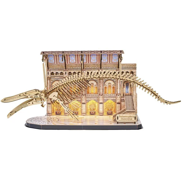MAQUETTE 3D - NATIONAL MUSEUM BALEINE SQUELETTE LED 58 CM LUMINEUX - 222 PIECES