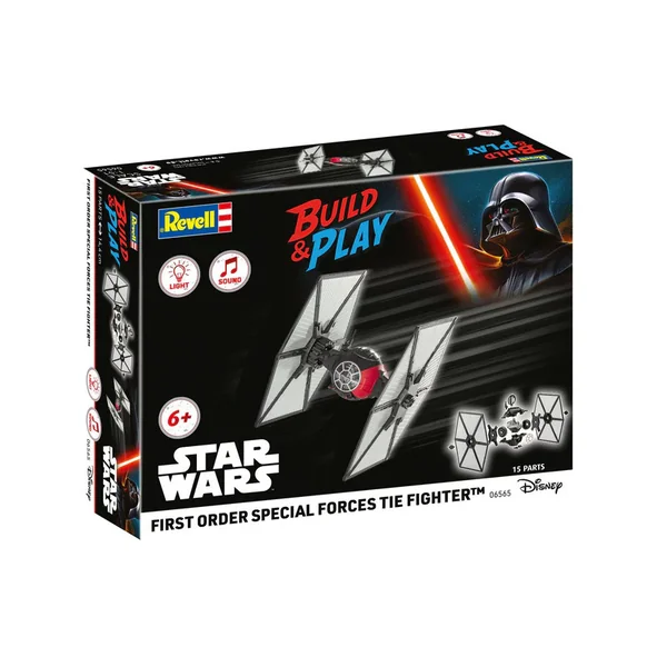 Maquette Build & Play Star Wars First Order Special Forces TIE Fighter (Light/Sound) Echelle 1:51 Level 1 - Revell