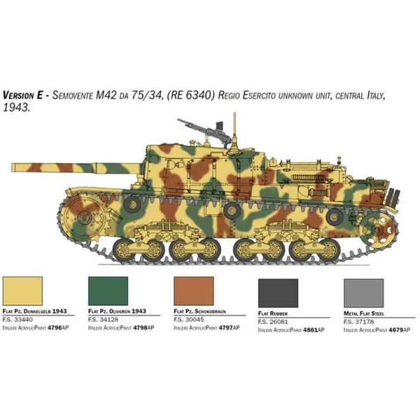 Maquette militaire 6759 - Semovente M42 da 75/34 Édition Améliorée (1:35)