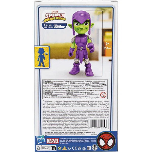 MARVEL SPIDEY ET SES AMIS EXTRANSFORMERS ORDINAIRES FIGURINE GREEN GOBLIN GEANTE