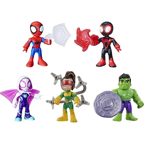 MARVEL SPIDEY ET SES AMIS EXTRANSFORMERS ORDINAIRES - FIGURINES AVEC ACCESSOIRES
