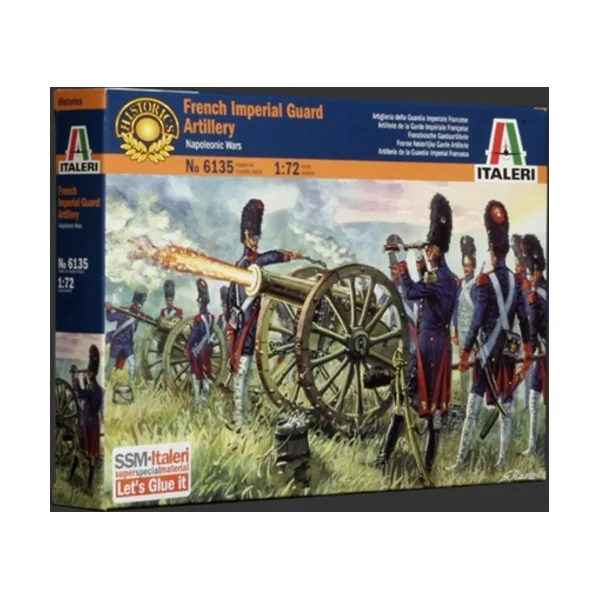 Model Kit figurines 6135 - ARTILLERIE DE LA GARDE IMPÉRIALE FRANÇAISE (GUERRES NAP.) (1:72)