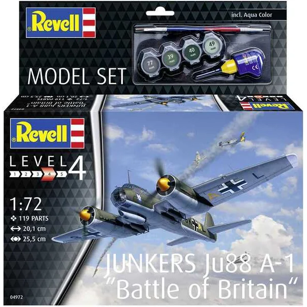 ModelSet avion 64972 - Junkers Ju88 A-1 "Bataille d'Angleterre" (1:72)