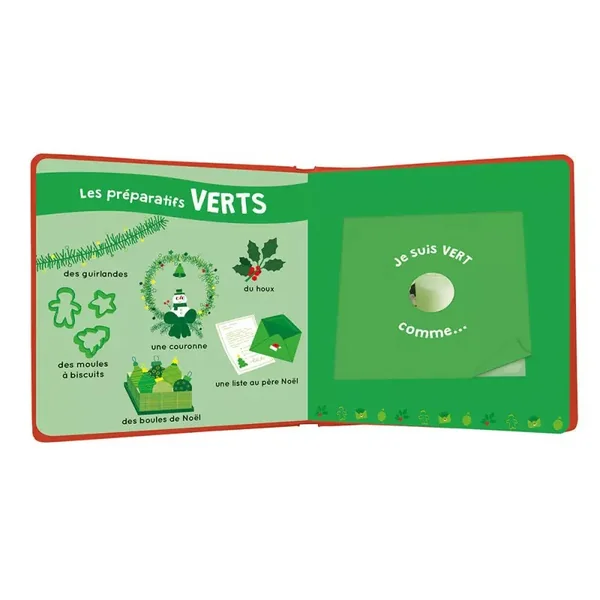 Mon livre des odeurs et des couleurs : Joyeux noël !