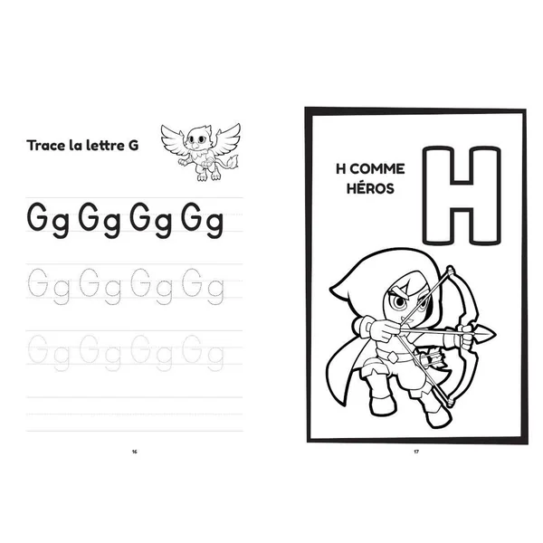 MON PREMIER JEU DE ROLE UNE AVENTURE A COLORIER - ABECEDAIRE