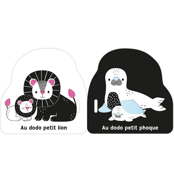 Mon premier livre poussette en Noir et Blanc Au Dodo - Auzou