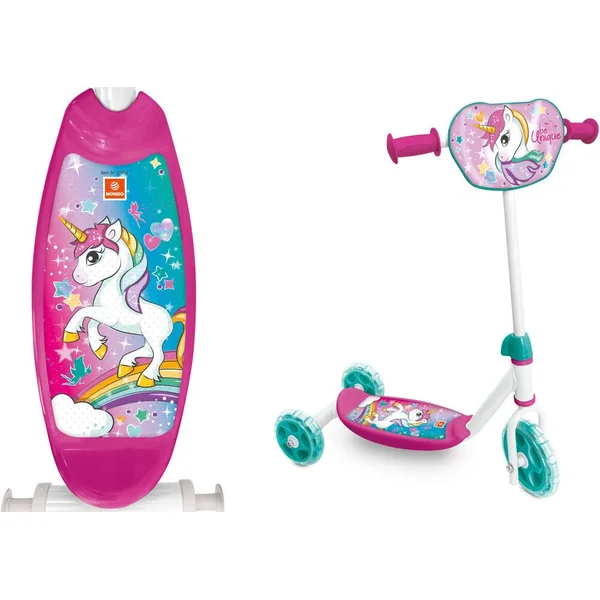 MONDO - TROTTINETTE 3 ROUES AVEC SACOCHE - MON PREMIER SCOOTER - LICORNE