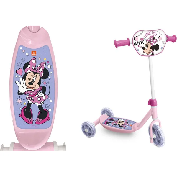 MONDO - TROTTINETTE 3 ROUES AVEC SACOCHE - MON PREMIER SCOOTER - MINNIE - DISNEY