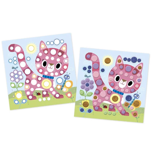 My Arts & Crafts : Mosaïques mousse rondes Petits Amis 3 ans - Janod