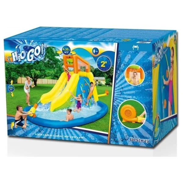 Méga parc aquatique Bestway 53345 Mount Splashmore 4.35m x 2.86m x 2.67m