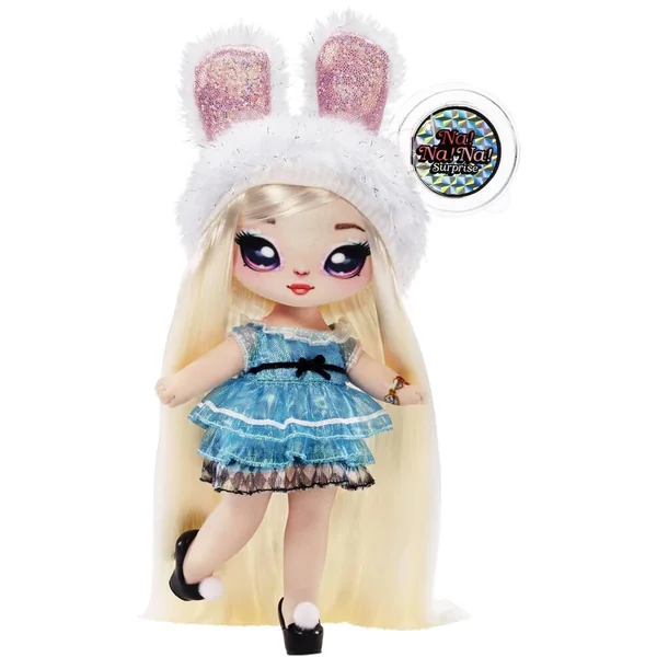 NA! NA! NA! SURPRISE POUPEE ET SAC POMPON SERIE GLAM METALLIQUE