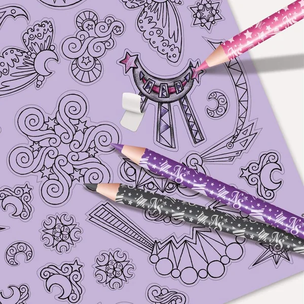 Nebulous Star livres de coloriage violet
