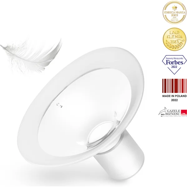 NENO Bouclier mammaire en plastique avec connecteur pour tire-lait Neno 24mm