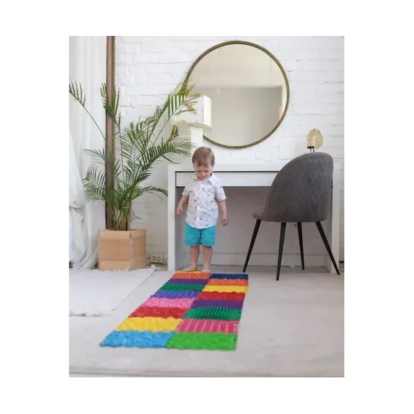 Ortek Tapis de massage orthopédique Puzzle "Mega Mix" 16 éléments