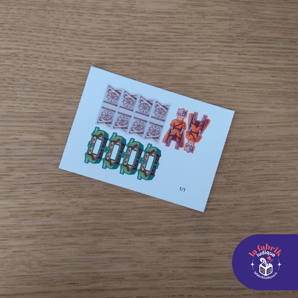 Paladins du Royaume de l'Ouest : Cité des Couronnes - Pack de stickers