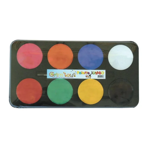 PALETTE JUMBO GRIM TOUT - 8 COULEURS EN GALETS 15 ML