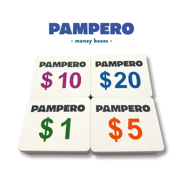 Pampero - ALL IN - Coffret de jetons d'argent 3D Deluxe + tirelires + marqueurs d'énergie (x102)