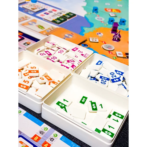 Pampero - ALL IN - Coffret de jetons d'argent 3D Deluxe + tirelires + marqueurs d'énergie (x102)