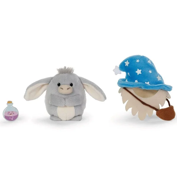 PELUCHE ANE 8 CM AVEC POTION MAGIQUE ET COSTUME DE SORCIER