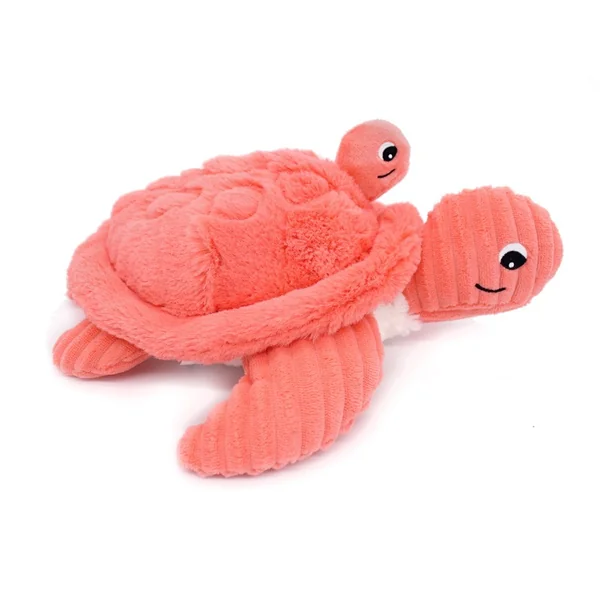 Peluche Les Ptipotos : tortue Sauvenou maman et son bébé Corail
