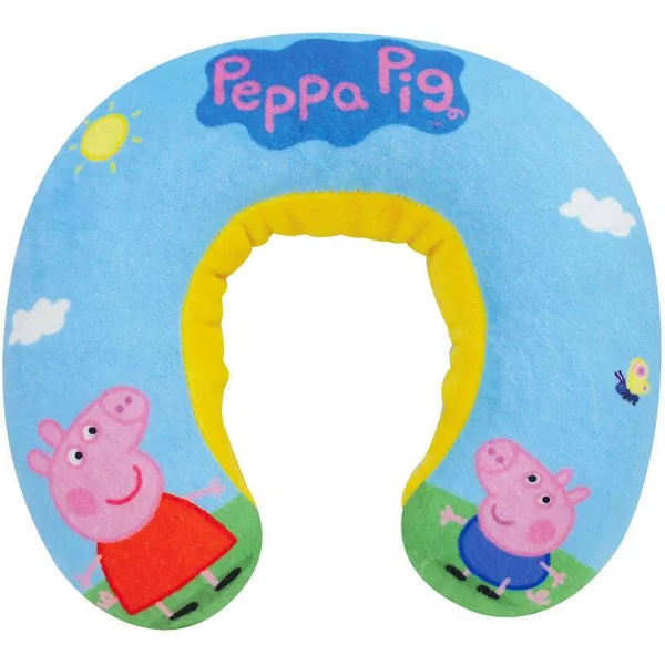 PEPPA PIG -TOUR DE COU EN PELUCHE DOUCE DE VOYAGE 19 CM