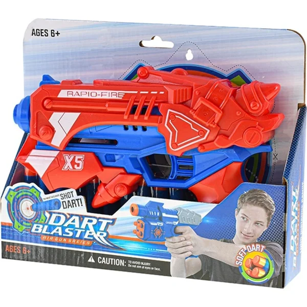 Pistolet 23cm à ressort avec munitions en mousse