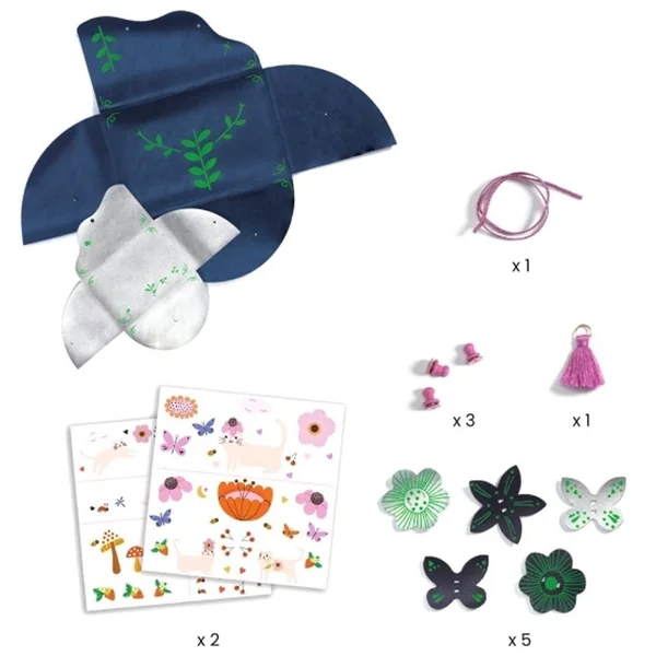 Pochettes assorties à créer Joyeux amis DIY - Djeco