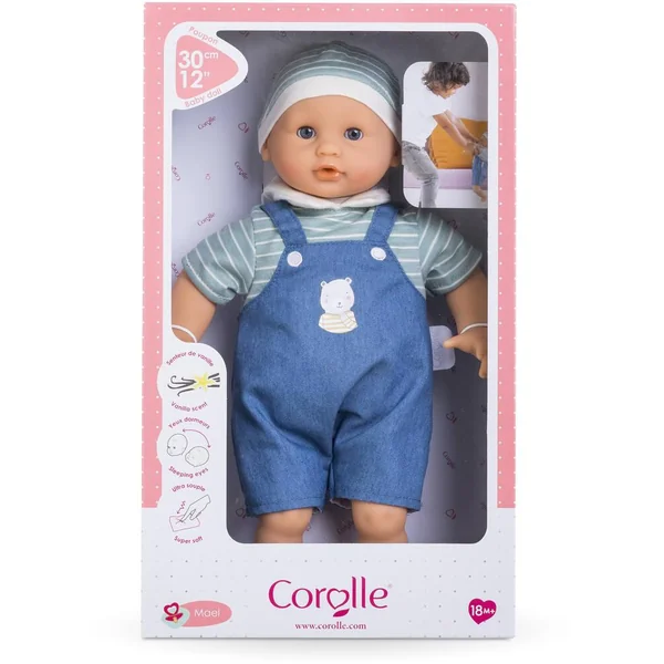 POUPON BEBE CALIN MAEL 30 CM - COROLLE MON PREMIER POUPON