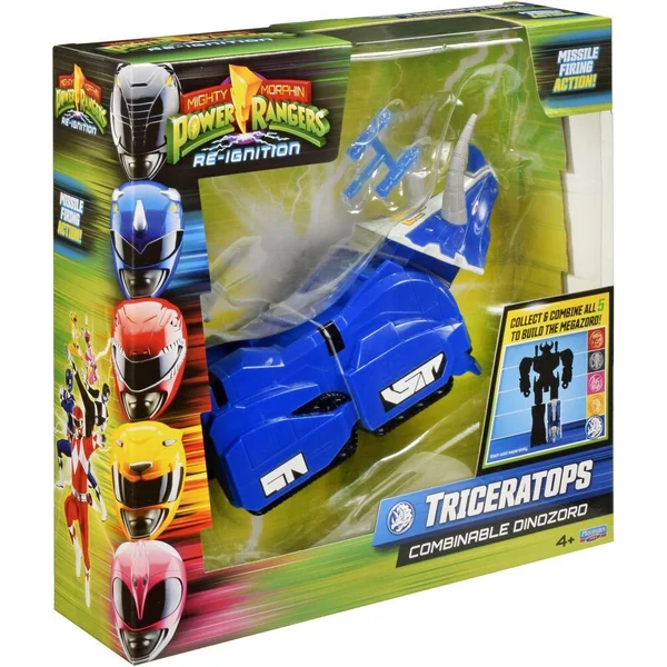 POWER RANGERS - ZORDS ARTICULE TRANSFORMATION SIMPLE - TRICERATOPS DINOZORD