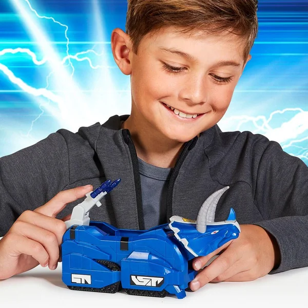 POWER RANGERS - ZORDS ARTICULE TRANSFORMATION SIMPLE - TRICERATOPS DINOZORD