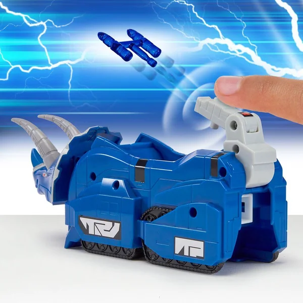 POWER RANGERS - ZORDS ARTICULE TRANSFORMATION SIMPLE - TRICERATOPS DINOZORD