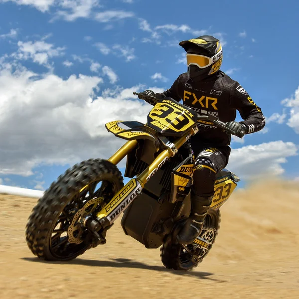 Pro-Line roue avec pneu Dunlop Geomax MX33 V2 Bead CR4 arrière, jante noire: PM-MX