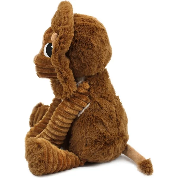 PTIPOTOS Lion en peluche Graou marron – maman avec bébé