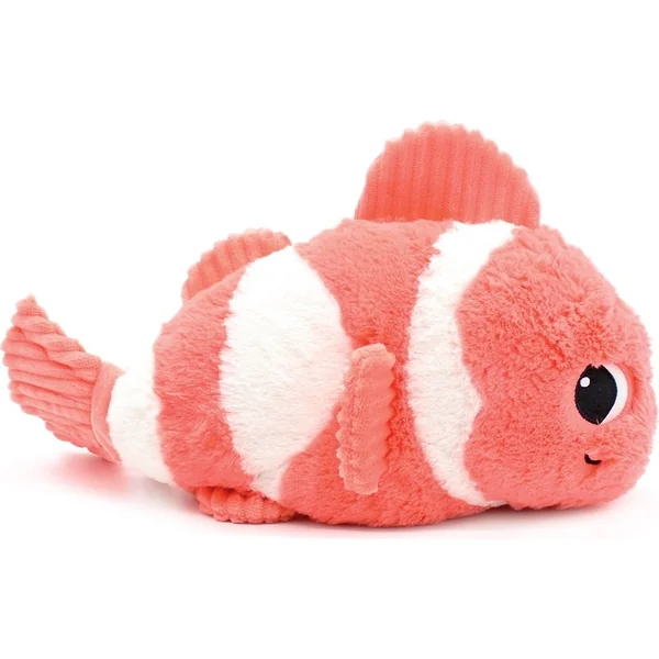 PTIPOTOS Poisson en peluche Bigou orange - maman avec bébé