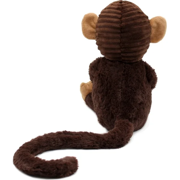 PTIPOTOS Singe en peluche Zazou brun – maman avec bébé