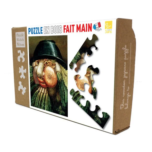Puzzle Bois Michèle Wilson - L'Homme Potager - 12 pcs