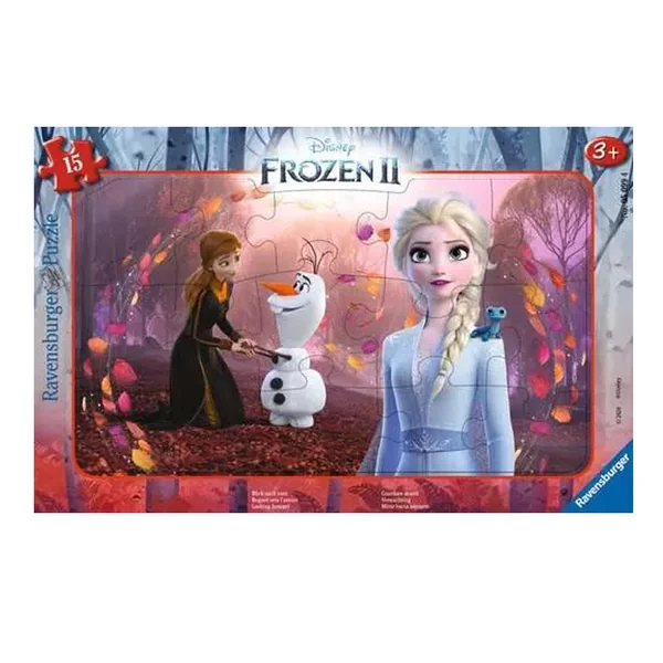Puzzle cadre 15 pièces - Regard vers l'avenir / Disney La Reine des Neiges 2