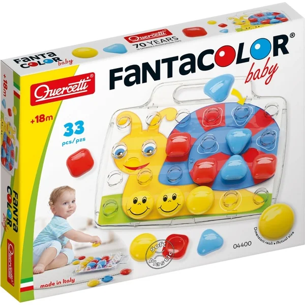 Quercetti Mosaïque Fantacolor Baby - 33 pcs