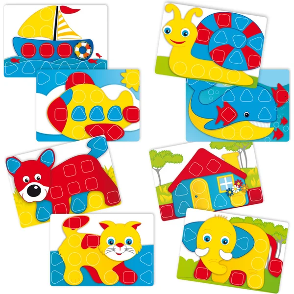 Quercetti Mosaïque Fantacolor Baby - 33 pcs