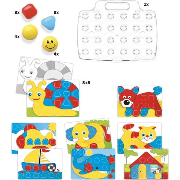 Quercetti Mosaïque Fantacolor Baby - 33 pcs
