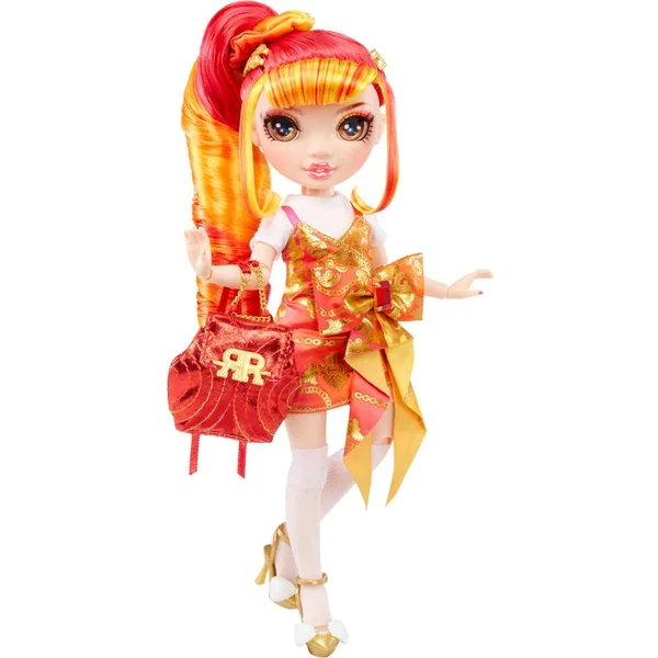 RAINBOW HIGH - POUPEE - JUNIOR HIGH LAUREL DE'VIOUS ORANGE 22 CM