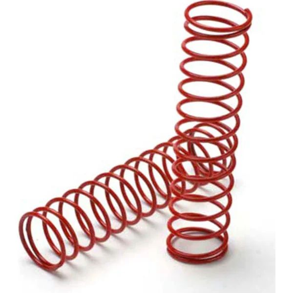 Ressort d'amortisseur Traxxas Big Bore #2.5 rouge (2)